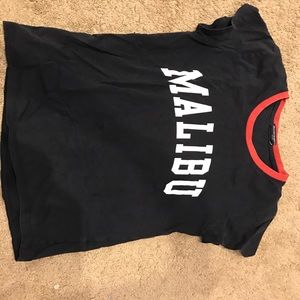 BRANDY MELVILLE MALIBU CAP SLEEVE TSHIRT!